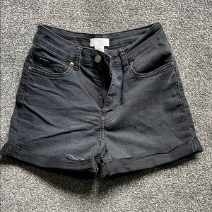 Black H&M Denim Shorts
